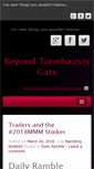 Mobile Screenshot of beyondtannhausergate.com